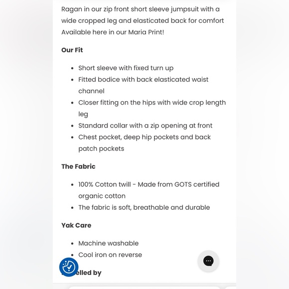 Lucy and Yak Ragan Boiler Suit - Picture 3 of 13